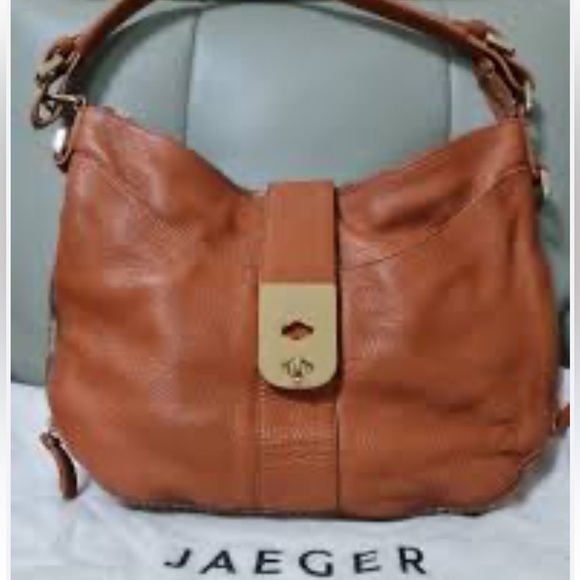 jaeger Handbags - Jaeger Saddle Leather shoulder Bag